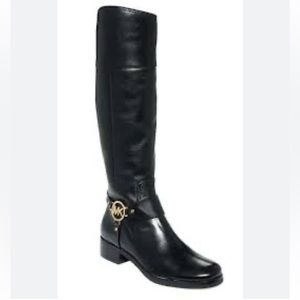 MICHAEL KORS | Fulton Tall Riding Boot | Black | 7.5